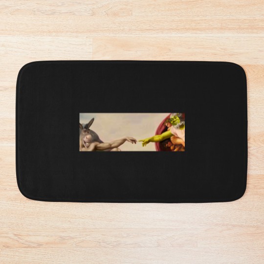 Discover Shrek hands of God Classic Bath Mats, Love Shrek Bath Mats