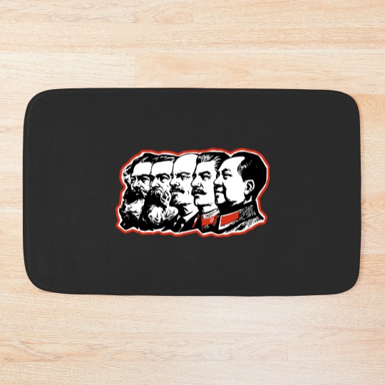 Discover Marx Engels Lenin Stalin Mao Bath Mats