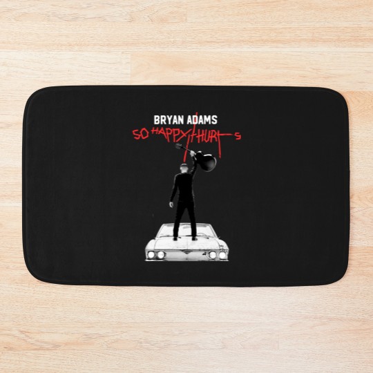 Discover Color Bryan Adams Tour 2023 Bath Mats, So Happy Hurts Tour, Vintage Bryan Adams Bath Mats