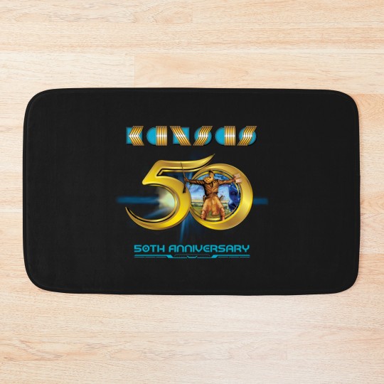 Discover Kansas Band 50th Anniversary Bath Mats