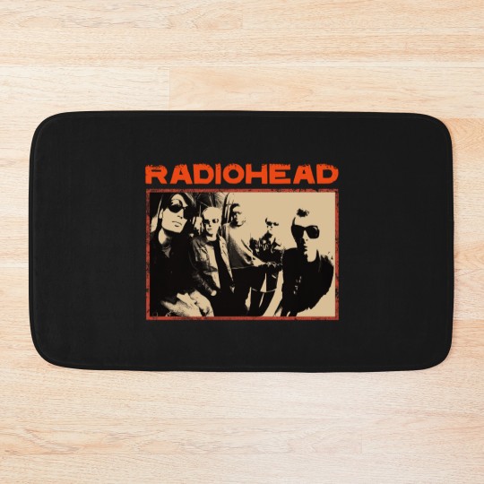 Discover Radiohead Cotton New Vintage Band Bath Mats