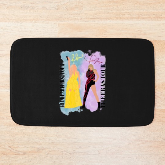 Discover Kelsea Ballerini Taylor Swifterini Tour Bath Mats - Heartfirst Eras
