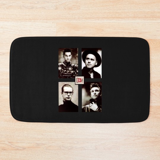 Discover Depeche Mode USA Tour 1988 Bath Mats, Depeche Mode Vintage Bath Mats, Depeche Mode Merch