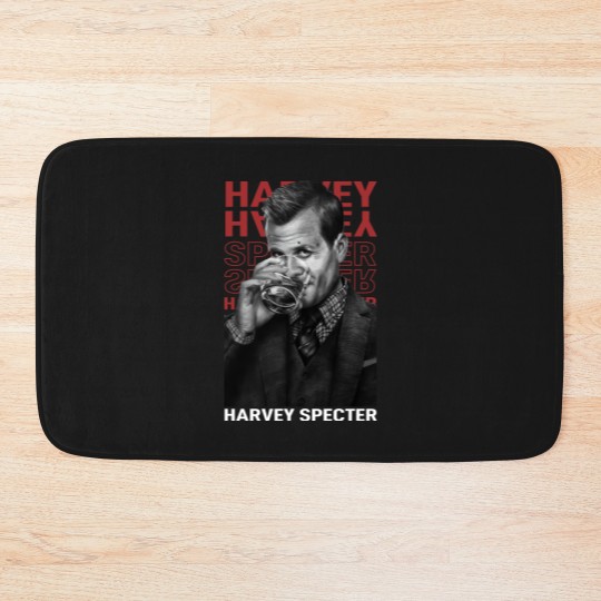 Discover Harvey Specter Vintage Graphic Bath Mats, Suits Movie TV Bath Mats