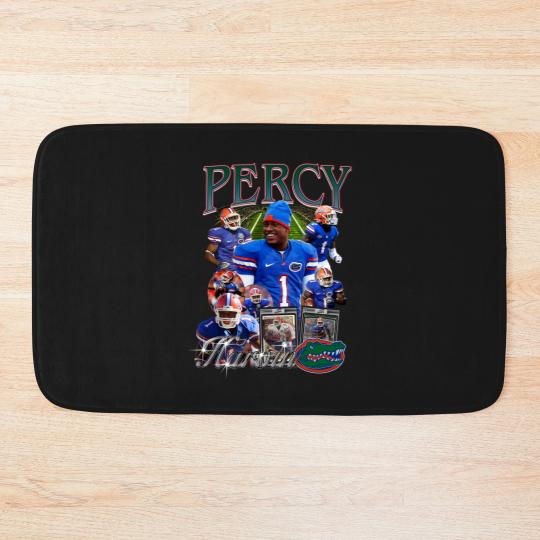 Discover Vintage 90s Graphic Style Percy Harvin Bath Mats, Percy Harvin Vintage Bath Mats, American Football Gift