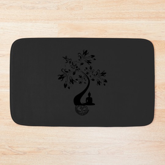 Discover Budha meditating Bath Mats