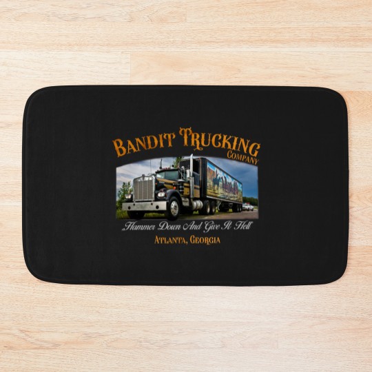 Discover Smokey And The Bandit Trucking Bath Mats Burt Reynolds Jerry Reed Snowman Vintage