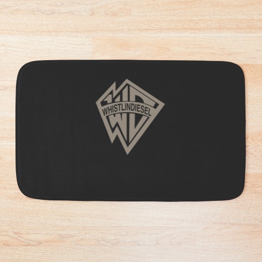 Discover Whistlin Diesel Merch Whistlindiesel Logo Premium Bath Mats