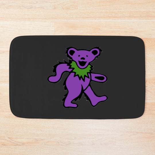 Discover Steal Your Face Dance bear History of the Grateful Bath Mats