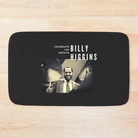 Discover Billy Higgins Great Jazz DrummerMusician Bath Mats