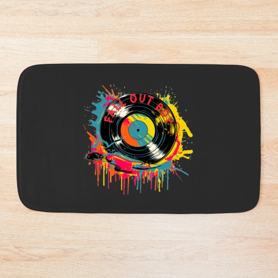 Discover Fall Out Splash Colorful Bath Mats