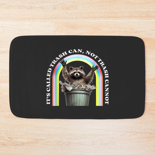 Discover It's Called Trash Can, Not Trash Cannot Bath Mats