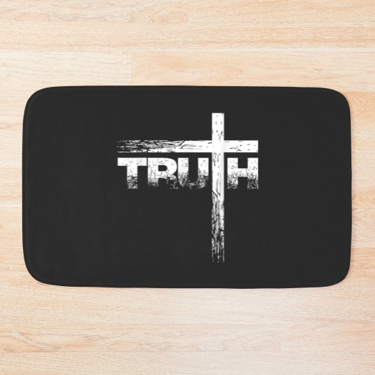 Discover Christian Truth Cross Bath Mat