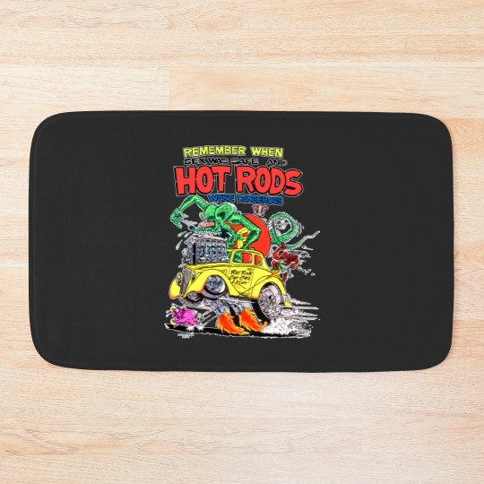 Discover Rare Vintage 1991s Rat Fink Hot Rods ROTH Bath Mats