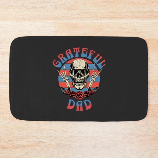 Discover Grateful Dad Bath Mats, , Father's Day Bath Mats, Fathers Day Gift,