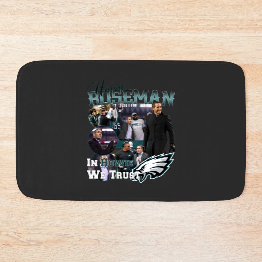Discover Howie Roseman "In Howie We Trust" Bath Mats