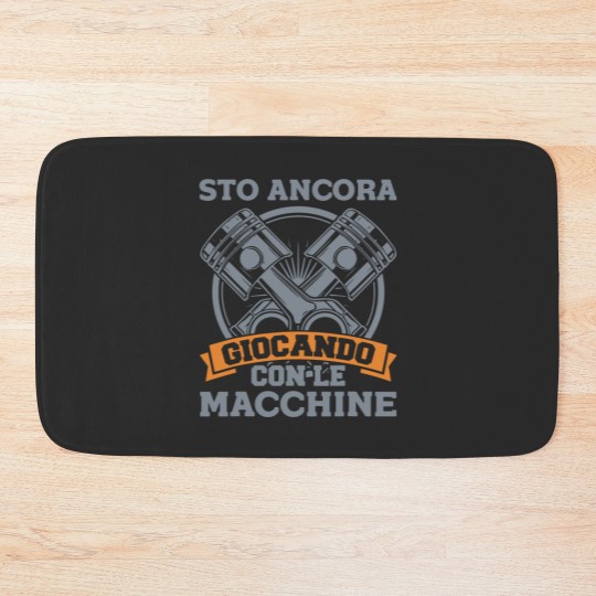 Discover Mens Car Mechanic Funny Gift Playcar Bath Mats