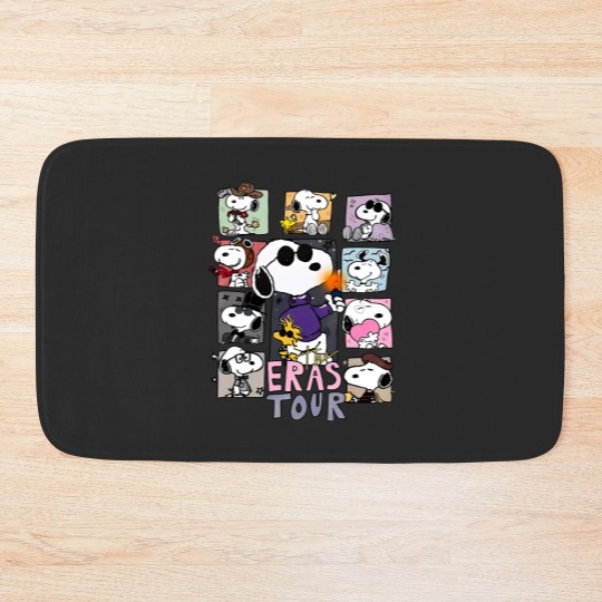 Discover The Snoopy Era Tour Bath Mats Snoopy Bath Mats