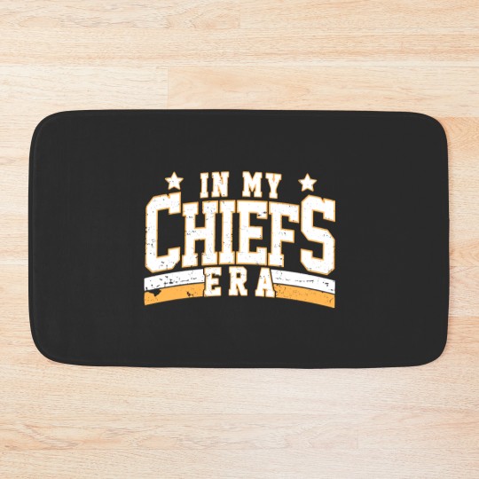 Discover In My Chiefs Era Bath Mats Travis Kelce Swift Bath Mats Football Chiefs Jersey