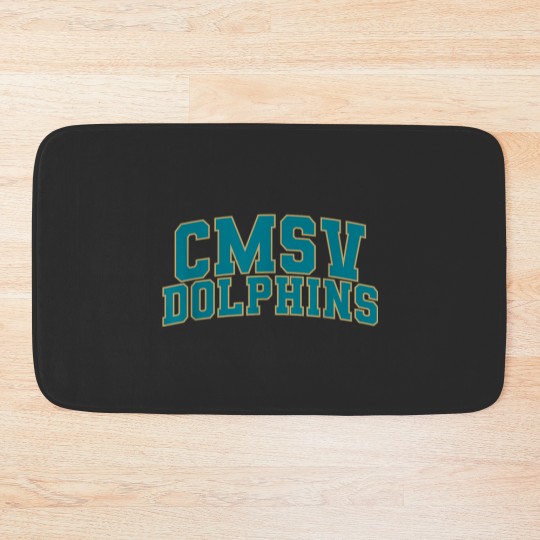 Discover College of Mount Saint Vincent Dolphins 01 Bath Mats
