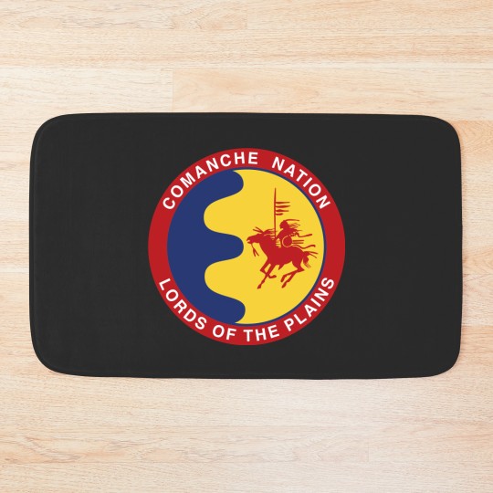 Discover Comanche Nation Seal Lords Of The Plains Bath Mats