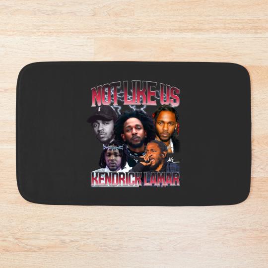 Discover Kendrick Lamar They Not Like Us Unisex Bath Mats, KDot, Euphoria