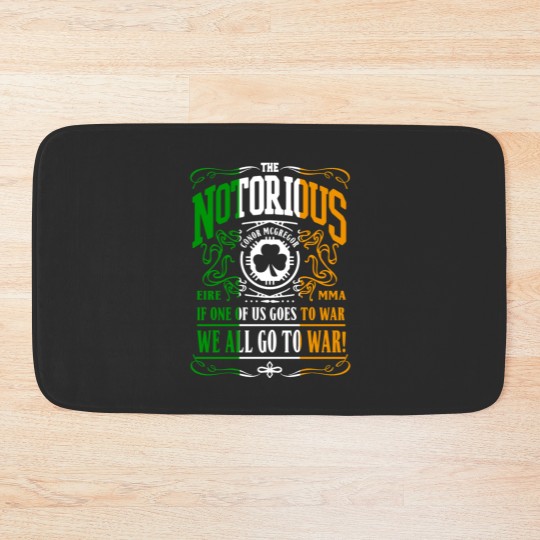 Discover conor mcgregor when one goes to w r we all go to Star wa r Coffee May The Froth be with You Bath Mats