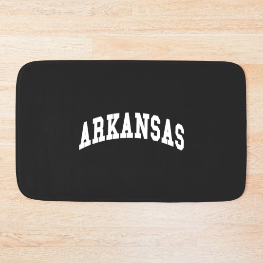 Discover ARKANSAS - Throwback Design - Classic Bath Mats