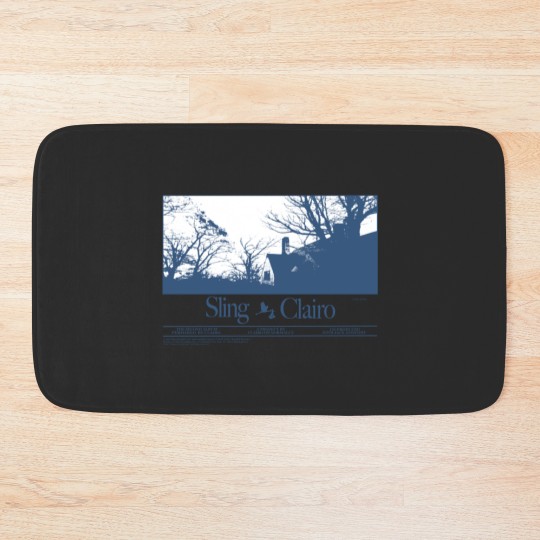 Discover Clairo Sling Merch Bath Mats, Clairo European Tour