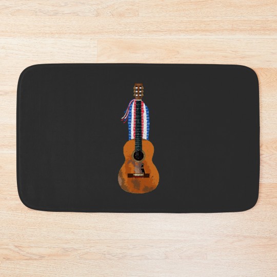 Discover Willie's Iconic Trigger Acoustic Guitar Bath Mats