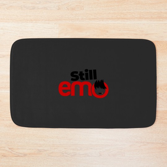 Discover Sill Emo Emo Clothes Bath Mat - Emo Core Design
