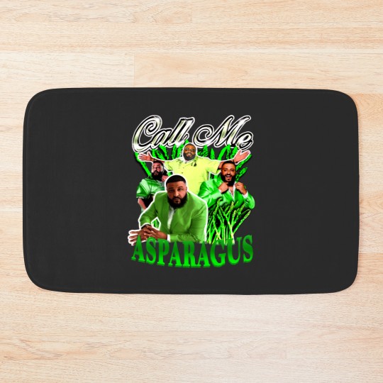 Discover Call Me Asparagus Bath Mats With DJ Khaled Graphic