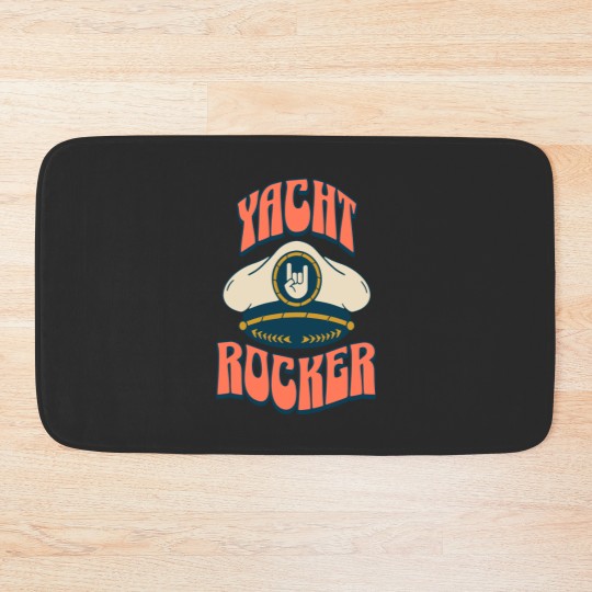 Discover Yacht Rock Captain | Captain Hat | Yacht Rock Bath Mats