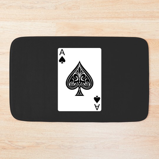 Discover Ace of Spades Classic Bath Mats