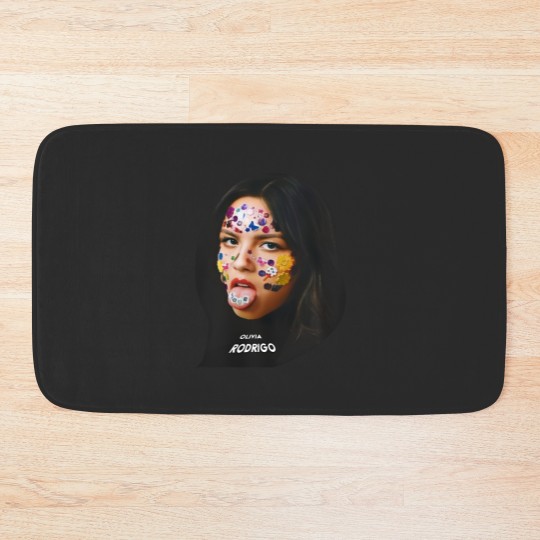 Discover Olivia Rodrigo Stick Face Vintage Bath Mats