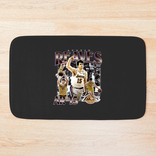 Discover Vintage 90s Graphic Style Austin Reaves Bath Mats