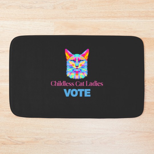 Discover Funny Cat Bath Mats for Childless Cat Ladies