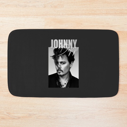 Discover Johnny Depp BW Johnny Depp Bath Mats