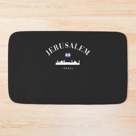 Discover Jerusalem Bath Mats - Vintage Israel Designs