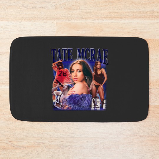 Discover Tate Mcrae Bath Mats, Vintage Music Bath Mats