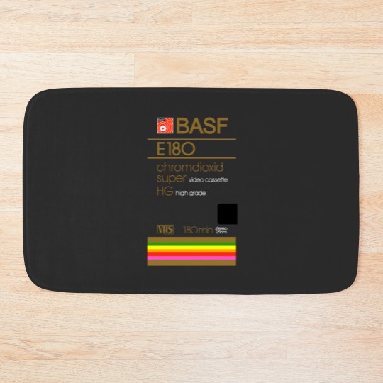 Discover BASF E180 VHS Tape Bath Mats