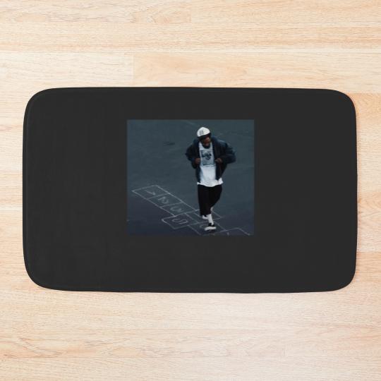 Discover Kendrick Lamar Hopscotch Not Like Us A Minor Premium Cotton Bath Mats