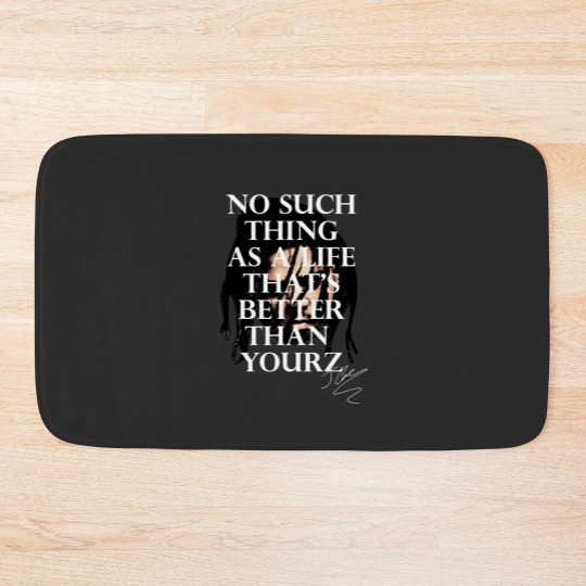 Discover J Cole Dreamville Love Yourz Lyrics Graphic Bath Mats Front and Back