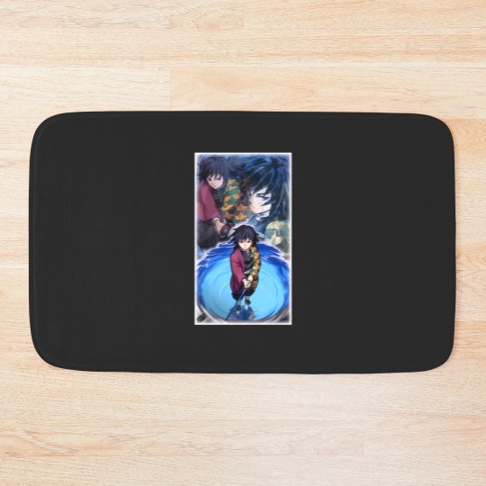Discover Slay Demon Corp Giyu - Giyu Tomioka demon - Bath Mats