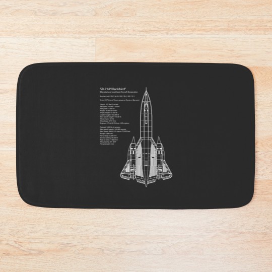 Discover SR71 Blackbird - Sr71 Sr 71 - Bath Mats