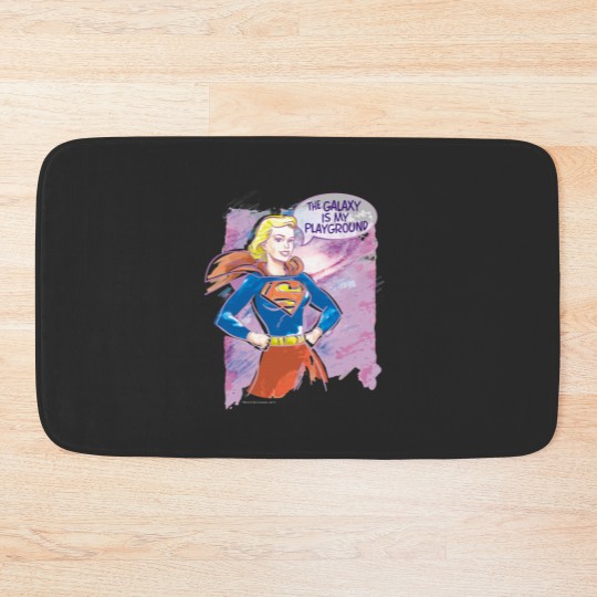 Discover Supergirl Galaxy Bath Mats