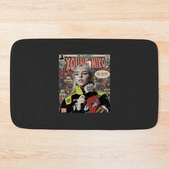 Discover Young Miko Comic Bath Mats, 90S Vintage Merch Book Art Id Album Trap Kitty World Tour 2023
