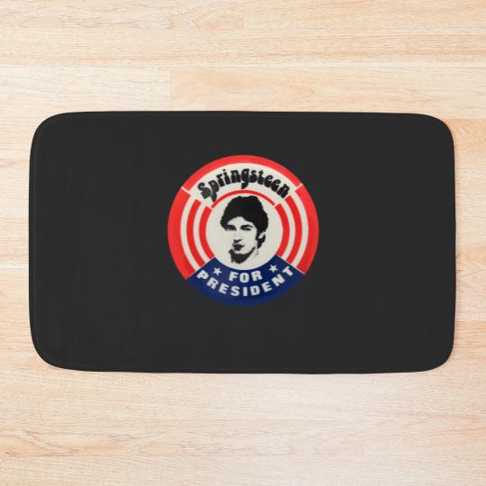 Discover Bruce Springsteen Bath Mat - Springsteen for President