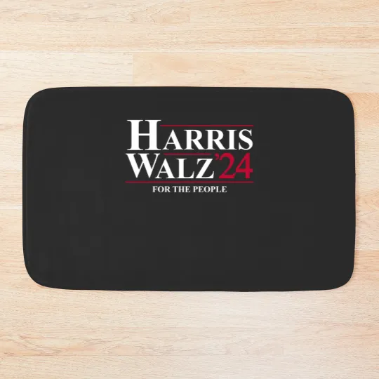 Discover Harris Walz Bath Mats President Kamala Harris 2024 Bath Mats