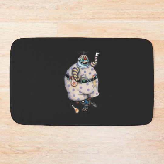 Discover Clown With The Tear-Away Face Bath Mats